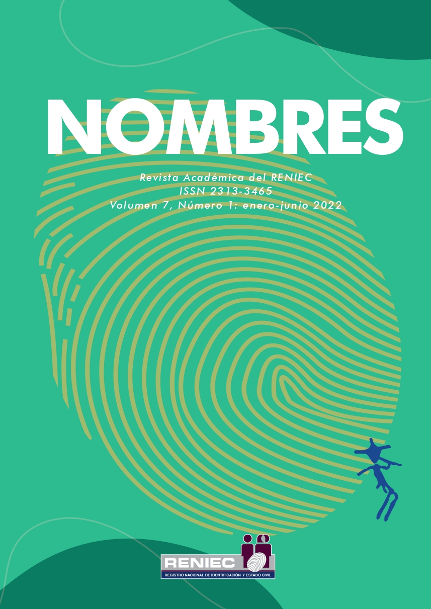 					Ver Vol. 7 Núm. 01 (2022): Nombres  (enero-junio 2022)
				